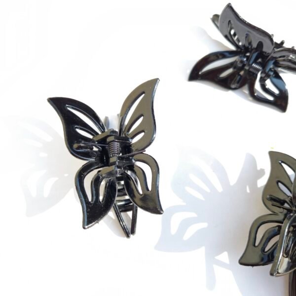 black color hair claw clips - Image 2