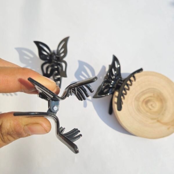 black color hair claw clips - Image 4
